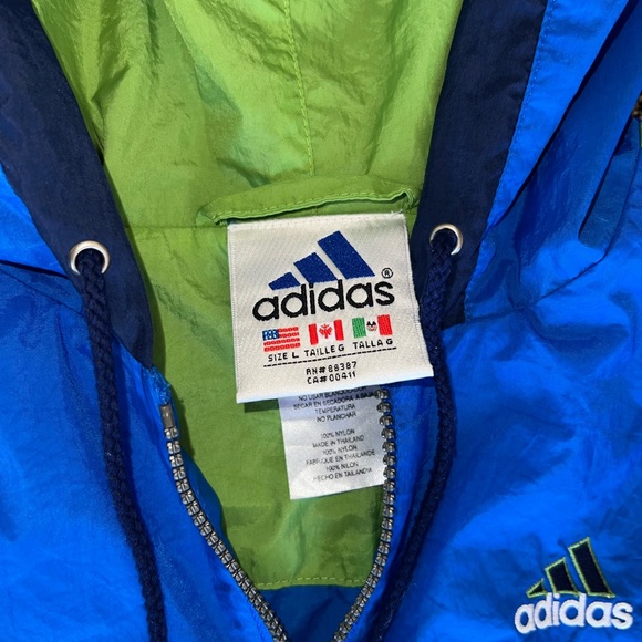 Vintage Adidas Windbreaker Size L - Picture 2 of 3